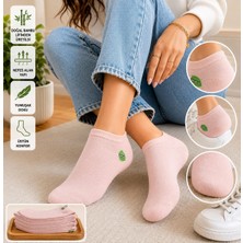 6'lı Paket Bambu Patik Çorap Özel Kokulu