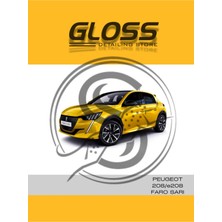 Flea Market Peugeot 208/E208 Faro Sarı Klt - Profesyonel Çizik ve Taş Izi Giderici Rötuş Boyası 25ML.