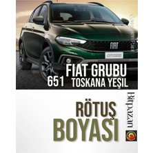 Flea Market Fiat Egea , Panda , 651 Kod Toskana Yeşil Profesyonel Rötüş Boyası 20ML.