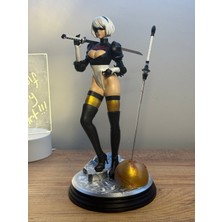 Pilovestik Nier Automata 2b Anime Figür - 16K Reçine Baskı Premium Koleksiyon Figürü 22CM
