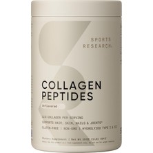 Sports Research Collagen Peptides 18 In 1 Formula Supports Hair, Nails & Skin 1 Lb (454 G) - Abd Menşei
