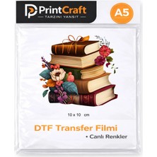 Palo Santo 10X10 cm Kitaplar Modeli Ütü ile Yapışan Dtf Transfer Baskı (A5)