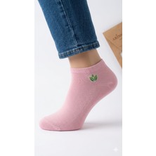 6'lı Paket Bambu Patik Çorap Özel Kokulu