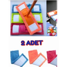 Evima 2 Adet Mikrofiber Yedek Mop 40 cm Tüm Aparatlara Uygun