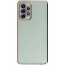 Mrt Teknik Newface Samsung Galaxy A52 Kılıf Volet Silikon - Açık Yeşil