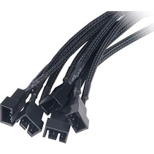 Elivora 4354 Flexa P5 5 Port Çıkışlı Pwm Fan Çoklayıcı Çoğaltıcı 4 2 Pin Splitter Kablosu
