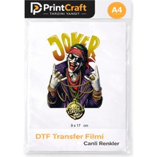 Palo Santo 9X17 cm Jkr Modeli Ütü ile Yapışan Dtf Transfer Baskı (A4)