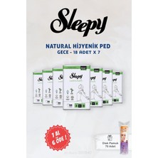 Elivora 7 Al 6 Öde Natural Ultra Hassas Hijyenik Ped Gece 18 Li ve Disk Pamuk 70 Li