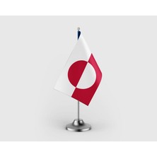 Punto Dizayn Grönland Tekli Saten Masa Bayrağı Seti