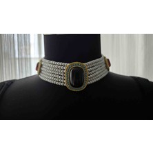 Kirke Jewelry Incili Choker Kolye