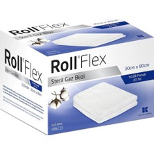 Roll Flex Steril Gaz Bezi 30 x 80 cm 150 Adet