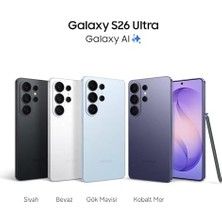 Elivora Galaxy S26 Ultra Beyaz, 512GB Depolama, Yapay Zeka Telefonu, 12GB Bellek, Özelleştirilmiş Ap, Yerleşik Gizlilik Ekranı, Assist, 200MP Kamera, 5000MAH Pil
