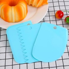 EkoAlışverişDünyam Pasta Hamur Şekillendirici Spatula Kesici Kazıyıcı Dekoratör Set (5510)
