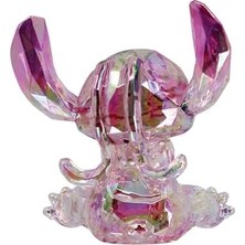 Elivora Facets Lilo ve Stitch Melek Figürü 7.6 Cm, Pembe Polyresin
