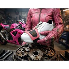 MTN Doğal deriden Motosiklet Ayakkabı koruma pedi, Motosiklet vites pedi, motorcycle shoe protector, motosiklet deri aksesuar