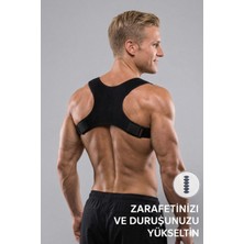 Premini Çapraz Dik Duruş Korsesi, Ayarlanabilir Sırt ve Omuz Postür Düzeltici