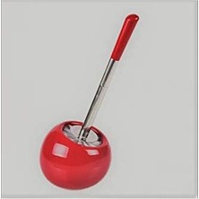 Elivora Fame Kitchen Porselen Hazneli Klozet Fırçası - Kırmızı