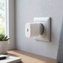 EkoAlışverişDünyam 20W Usb-C Hızlı Şarj Adaptörü – Power Delivery (Pd) Destekli Güç Adaptörü, Güvenli Şarj Başlığı (5510)