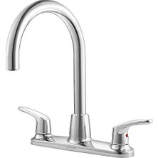 Elivora Standard 7074550.002 Colony Pro Iki Saplı Yüksek Arklu Mutfak Bataryası Cilalı Krom Daha Az Sray