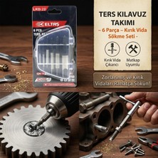 EkoAlışverişDünyam 6 Pcs  Hasarlı Vida Çıkarıcı Set -  Sola Dönen  Klavuz Uç (5510)