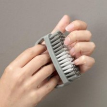 EkoAlışverişDünyam Tutamaçlı Plastik Pratik Tırnak ve Kıyafet Yaka Temizlik Fırçası- TP-113 (5510)