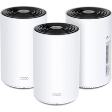 Elivora Deco PX50 3-Pack, AX3000 + G1500, 1 Ghz Cpu, Powerline/mesh, Yapay Zeka Desteği, Gigabit Portları, 150 Cihaza Kadar Bağlantı, 600 M² 'ye Kadar Kapsama, Powerline Mesh Wifi 6 Sistemi