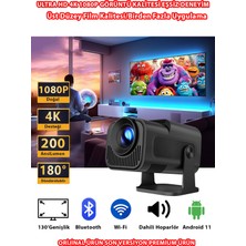 Tekvora HY320 4K Destekli 1080P Android Akıllı Projeksiyon Cihazı Wifi Bluetooth