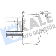 Elivora Kalorifer Radyatörü C-Max/focus Iıı/transit/tourneo Connect Heater Core Kal 355125