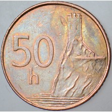 Banknoting Slovakya 50 Halierov 2004.