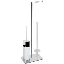 Elivora Hareketli Wc Set Krom Renk 718X150X255 mm