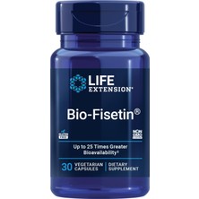Life Extension Bio-Fisetin, Fisetin, Galactomannans From Fenugreek Seed, Cellular Cognitive Health, Longevity, Gluten-Free, Vegetarian, Non-Gmo, 30 Capsules - Abd Menşei
