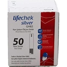 Lifechek Silver GH82 Şeker Ölçüm Çubuğu 50\'li