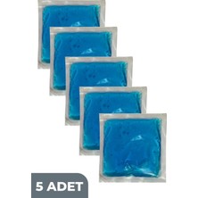 Eco Lounge Termojel Sıcak Soğuk Kompres Jel Buz Paketi, 5 Adet Soğutucu Jel Isıtıcı Jel Kompres 13CMX13CM