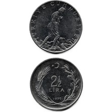 Benim Koleksiyonum Türkiye, 2 1/2 Lira (1979) Çil Eski Madeni Para
