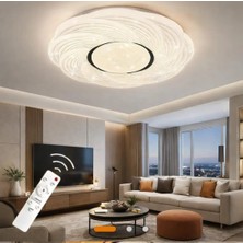 50 cm Kumandalı Plafonyer Ledli Avize