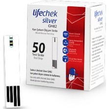 Lifechek Silver GH82 Şeker Ölçüm Çubuğu 50\'li 4 Adet