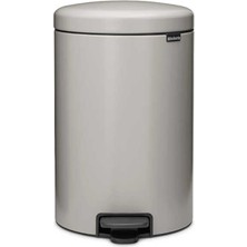Brabantia Brb-Bra 254406-8710755254406-001-01-NEWICON Soft Grey Pedallı Çöp Kutusu 20L