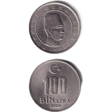 Benim Koleksiyonum Türkiye, 100.000 Lira (2004) Çil Eski Madeni Para