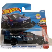 Hot Wheels Ford F-150 Lightning Supertruck 2026 Model Metal Gövde ile Gerçekçi Detaylar
