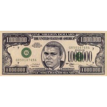 Benim Koleksiyonum A.b.d. Muhammed Ali 1.000.000 Usd (Bir Milyon Dolar) Fantezi Para