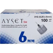 Ayset Insülin Iğne Ucu 6 mm