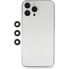 Esplendor Newface Apple iPhone 12 Pro Shine Kamera Lens - Gümüş