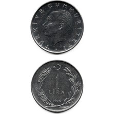 Benim Koleksiyonum Türkiye, 1 Lira (1979) Çil Eski Madeni Para