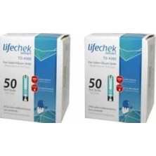 Lifechek Smart TD-4360 Şeker Ölçme Stribi 2 Kutu 50\'li