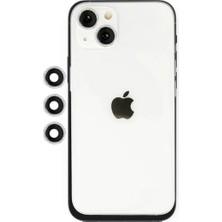 Esplendor Newface Apple iPhone 14 Shine Kamera Lens - Gümüş