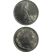 Benim Koleksiyonum Türkiye, 2 1/2 Lira (1975) Çil Eski Madeni Para