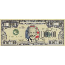 Benim Koleksiyonum A.b.d. Joe Biden 1.000.000 Usd (Bir Milyon Dolar) Fantezi Para