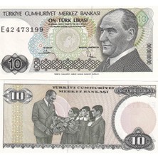 Benim Koleksiyonum Türkiye, 7. Emisyon 2. Tertip 10 Tl Çil Eski Kağıt Para