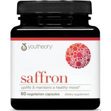 Youtheory Saffron - 60 Capsules (30 Day Supply) - Certified Capsules With Ash. & Rhodiola Rosea - Abd Menşei