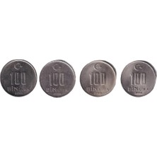 Benim Koleksiyonum 100.000 Lira (2001-2004) Tam Takım Çil Eski Madeni Para Seti